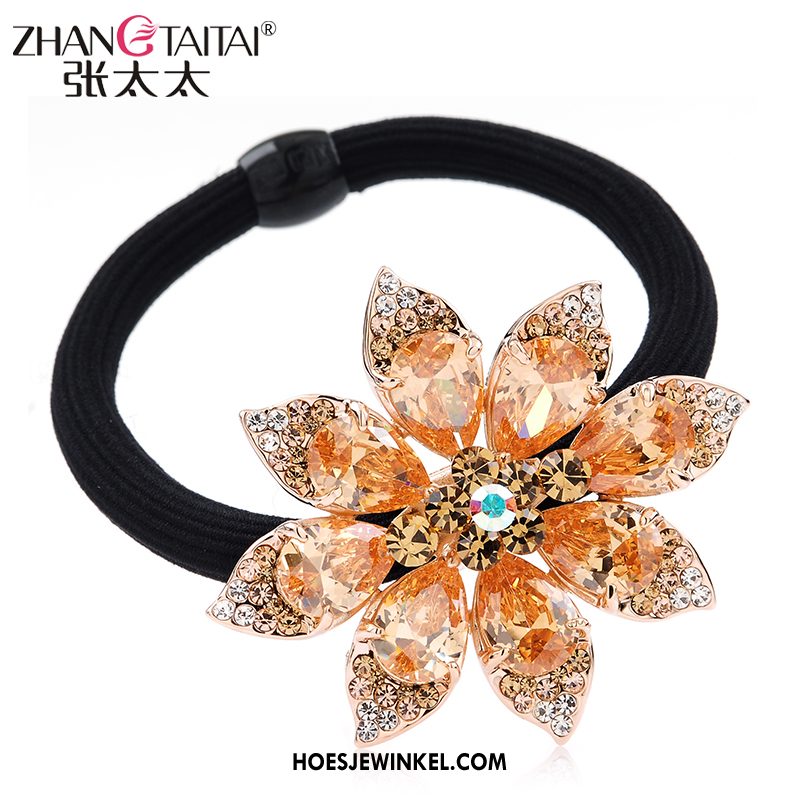 Hoofdtooi Bloemen Dames Bloemen Haaraccessoires Strass, Hoofdtooi Bloemen Geschenk Haarring