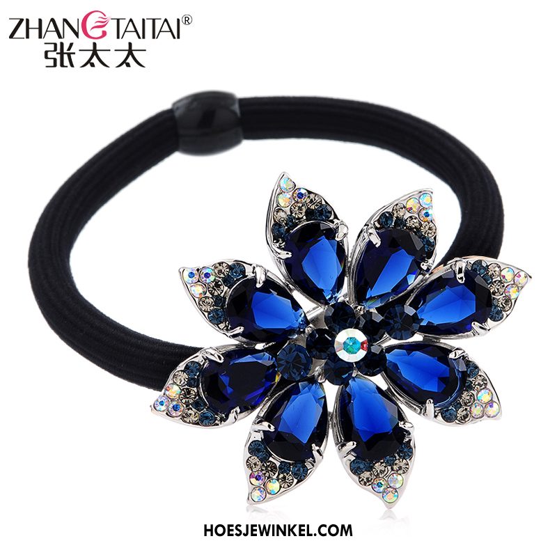 Hoofdtooi Bloemen Dames Bloemen Haaraccessoires Strass, Hoofdtooi Bloemen Geschenk Haarring