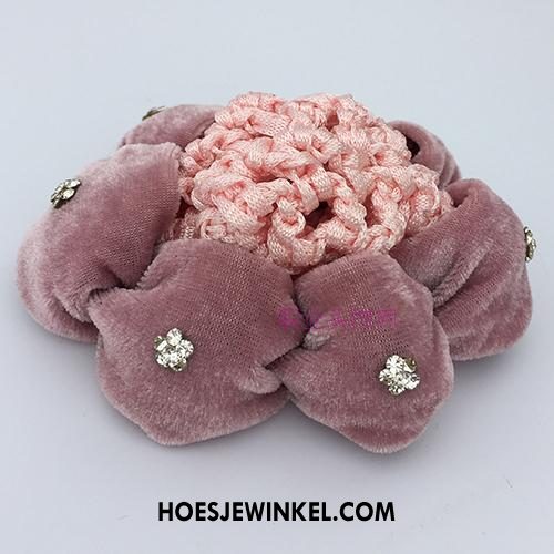 Hoofdtooi Bloemen Dames Bloemen Stewardess Mesh, Hoofdtooi Bloemen Business Klem