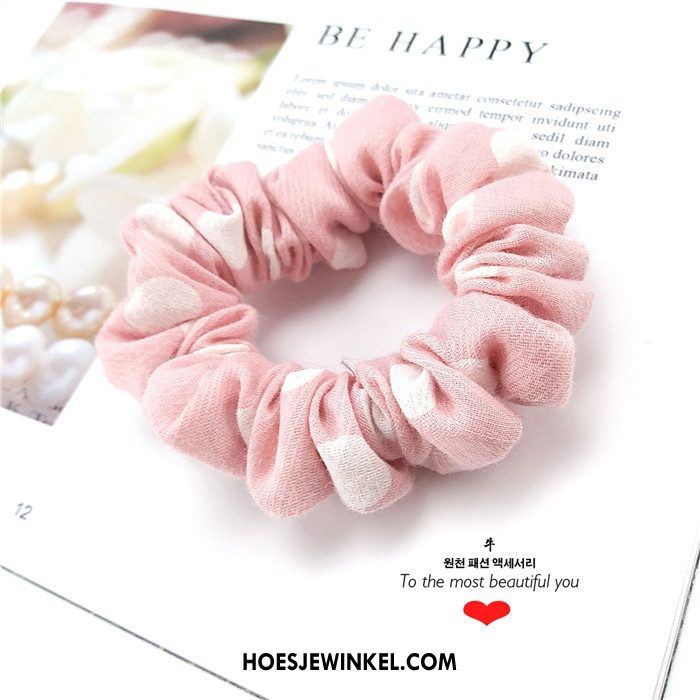 Hoofdtooi Bloemen Dames Doek Alle Wedstrijden Elastische Band, Hoofdtooi Bloemen Haarring Zacht