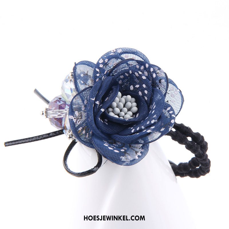 Hoofdtooi Bloemen Dames Elastiek Bloemen Accessoires, Hoofdtooi Bloemen Parel Haaraccessoires