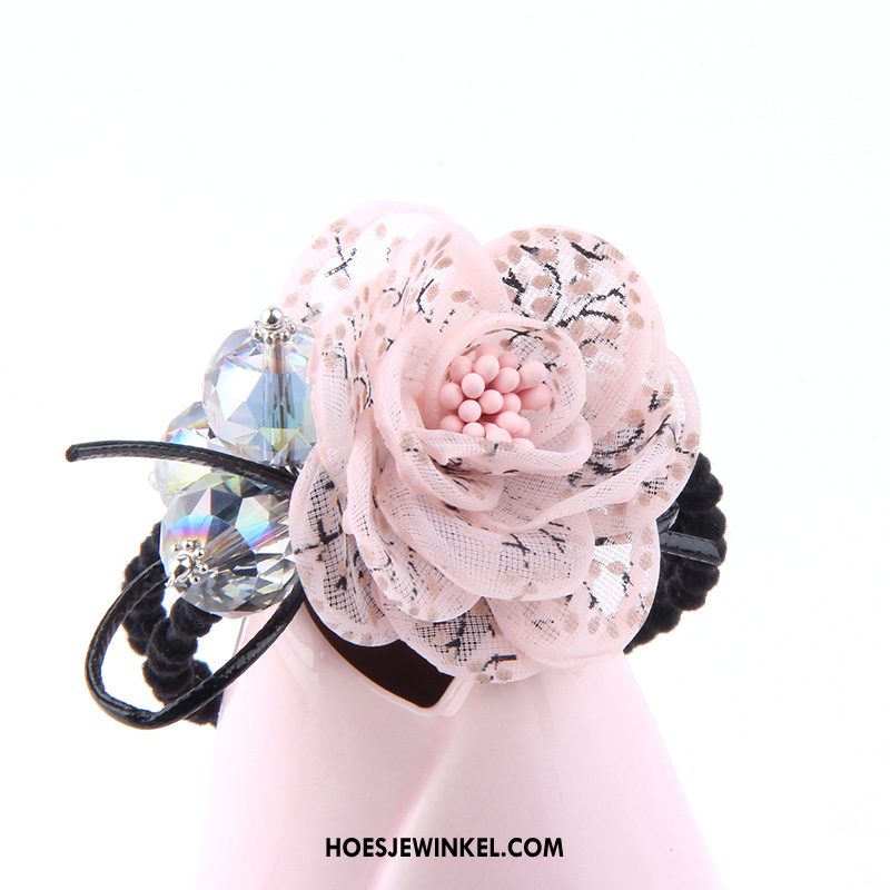 Hoofdtooi Bloemen Dames Elastiek Bloemen Accessoires, Hoofdtooi Bloemen Parel Haaraccessoires