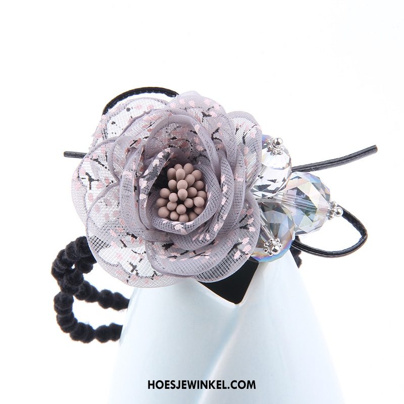 Hoofdtooi Bloemen Dames Elastiek Bloemen Accessoires, Hoofdtooi Bloemen Parel Haaraccessoires