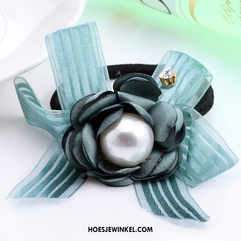 Hoofdtooi Bloemen Dames Elastiek Haaraccessoires Hoofdtooi, Hoofdtooi Bloemen Mini Haarring