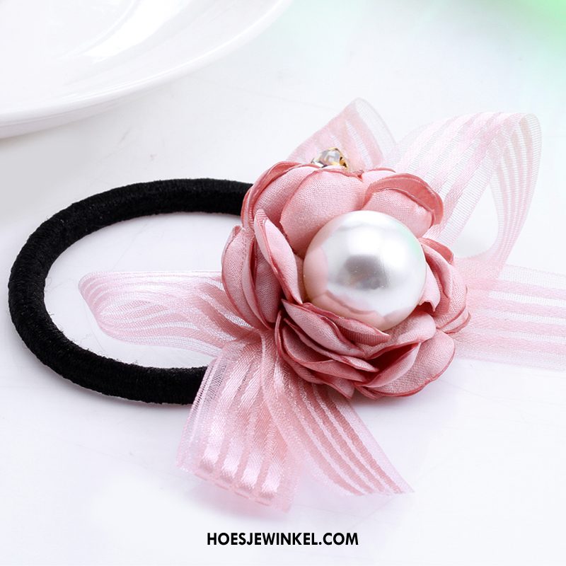 Hoofdtooi Bloemen Dames Elastiek Haaraccessoires Hoofdtooi, Hoofdtooi Bloemen Mini Haarring