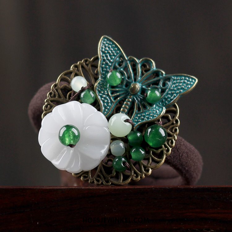 Hoofdtooi Bloemen Dames Elke Dag Origineel Hoofdtooi, Hoofdtooi Bloemen Haarring Accessoires