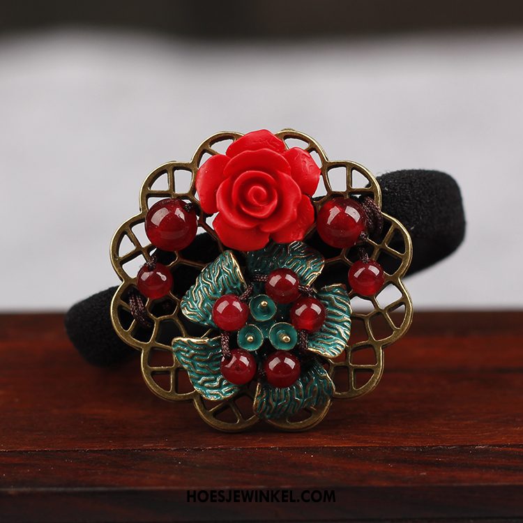 Hoofdtooi Bloemen Dames Elke Dag Origineel Hoofdtooi, Hoofdtooi Bloemen Haarring Accessoires