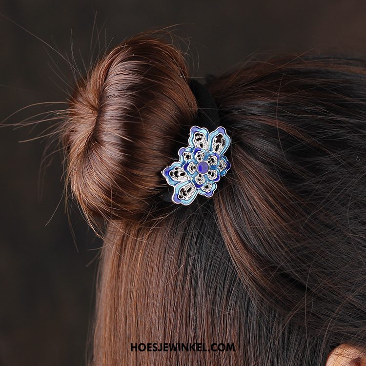 Hoofdtooi Bloemen Dames Elke Dag Origineel Hoofdtooi, Hoofdtooi Bloemen Haarring Accessoires