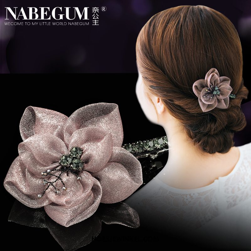 Hoofdtooi Bloemen Dames Groot Vrouwen Accessoires, Hoofdtooi Bloemen Haarspeld Veerklemmen