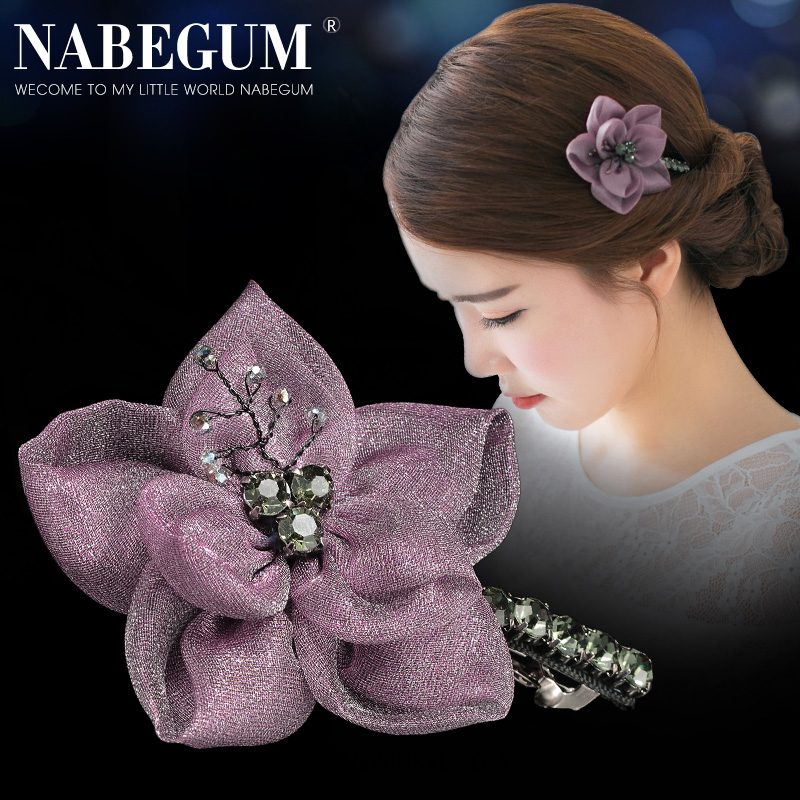 Hoofdtooi Bloemen Dames Groot Vrouwen Accessoires, Hoofdtooi Bloemen Haarspeld Veerklemmen