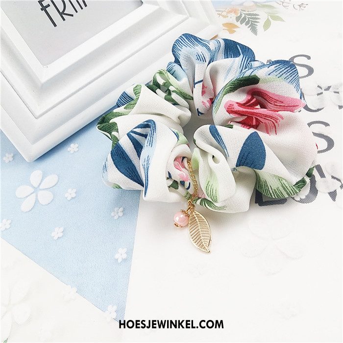 Hoofdtooi Bloemen Dames Haaraccessoires Doek Parel, Hoofdtooi Bloemen Haarring Hanger