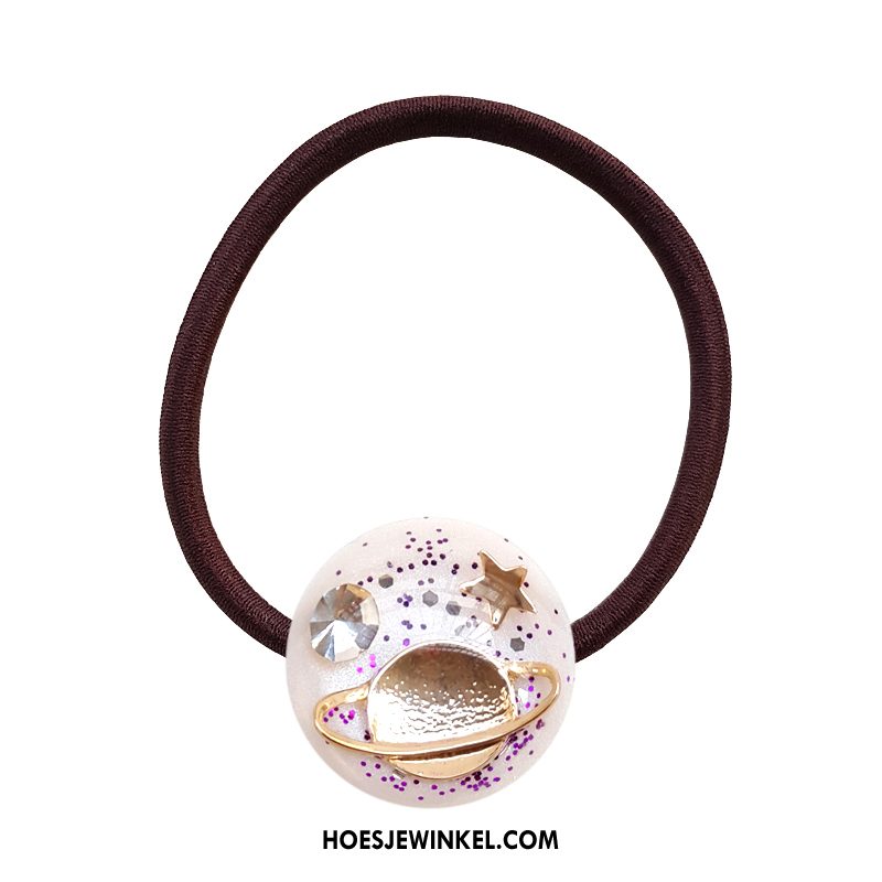 Hoofdtooi Bloemen Dames Haaraccessoires Haarring Sterrenhemel, Hoofdtooi Bloemen Groot Elastische Band