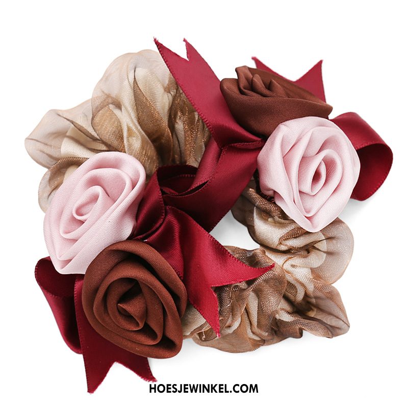 Hoofdtooi Bloemen Dames Haarclip Bloemen Accessoires, Hoofdtooi Bloemen Haarring Hoofdtooi