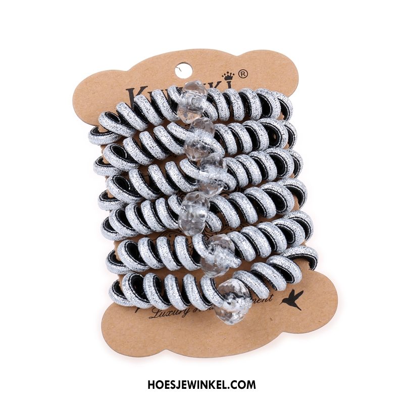 Hoofdtooi Bloemen Dames Haarring Elastische Band Elastiek, Hoofdtooi Bloemen Paardenstaart