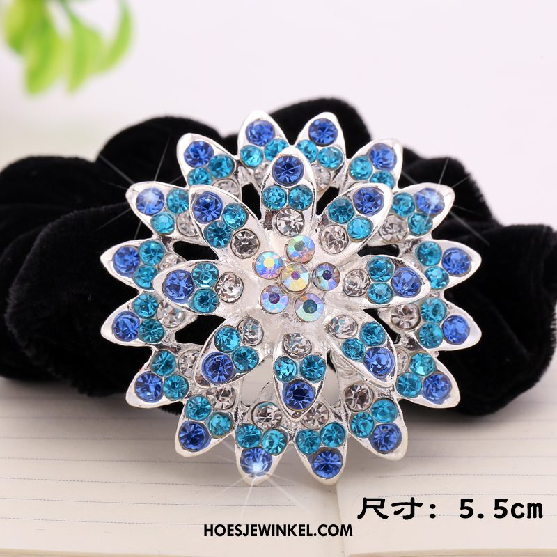 Hoofdtooi Bloemen Dames Haarring Haarspeld Strass, Hoofdtooi Bloemen Nieuw Haaraccessoires