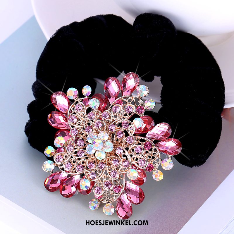 Hoofdtooi Bloemen Dames Haarring Haarspeld Strass, Hoofdtooi Bloemen Nieuw Haaraccessoires