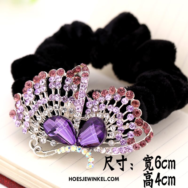 Hoofdtooi Bloemen Dames Haarring Haarspeld Strass, Hoofdtooi Bloemen Nieuw Haaraccessoires