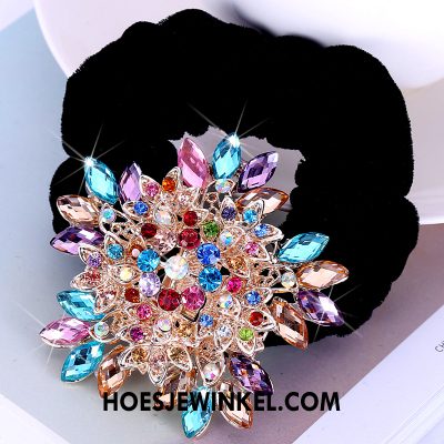 Hoofdtooi Bloemen Dames Haarring Haarspeld Strass, Hoofdtooi Bloemen Nieuw Haaraccessoires