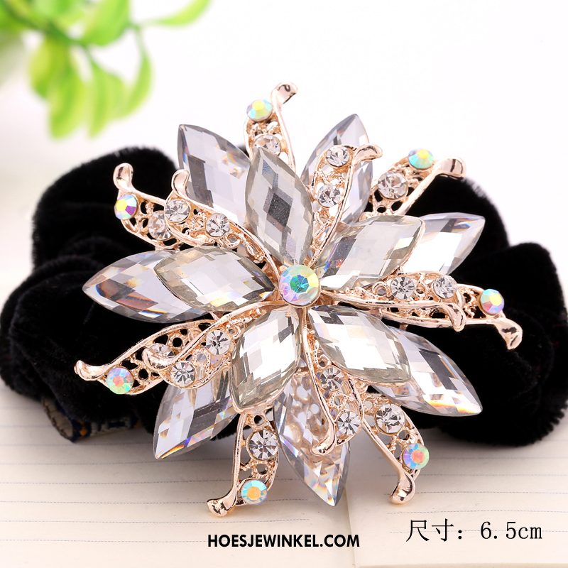 Hoofdtooi Bloemen Dames Haarring Haarspeld Strass, Hoofdtooi Bloemen Nieuw Haaraccessoires