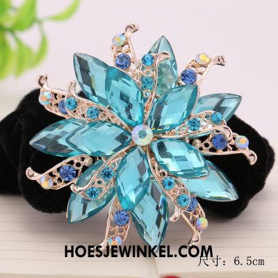 Hoofdtooi Bloemen Dames Haarring Haarspeld Strass, Hoofdtooi Bloemen Nieuw Haaraccessoires