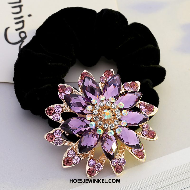 Hoofdtooi Bloemen Dames Haarring Haarspeld Strass, Hoofdtooi Bloemen Nieuw Haaraccessoires