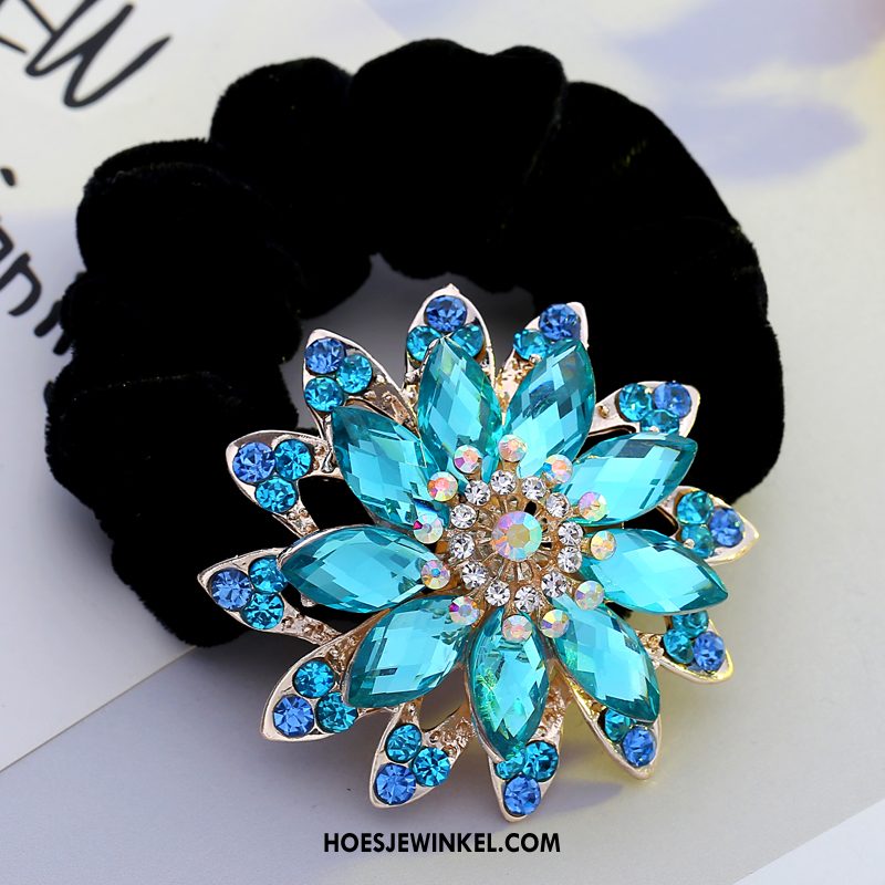 Hoofdtooi Bloemen Dames Haarring Haarspeld Strass, Hoofdtooi Bloemen Nieuw Haaraccessoires