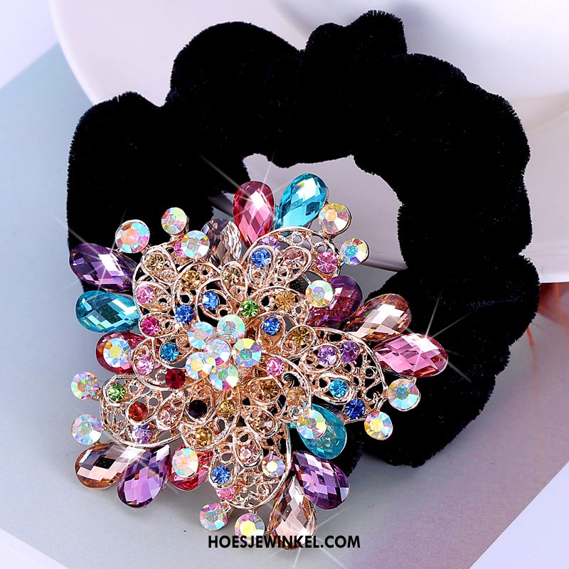 Hoofdtooi Bloemen Dames Haarring Haarspeld Strass, Hoofdtooi Bloemen Nieuw Haaraccessoires