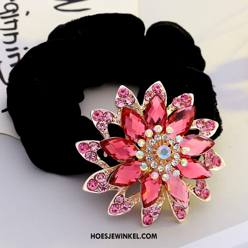 Hoofdtooi Bloemen Dames Haarring Haarspeld Strass, Hoofdtooi Bloemen Nieuw Haaraccessoires