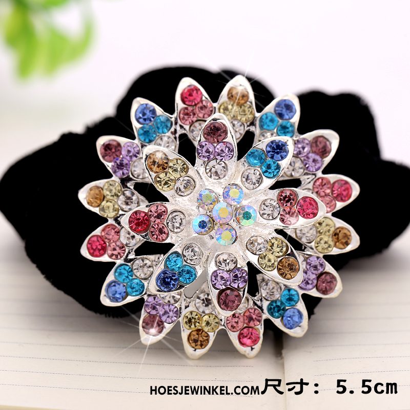 Hoofdtooi Bloemen Dames Haarring Haarspeld Strass, Hoofdtooi Bloemen Nieuw Haaraccessoires