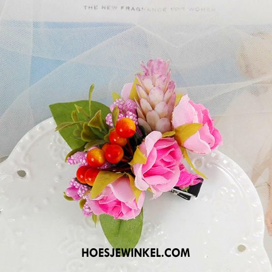 Hoofdtooi Bloemen Dames Haarspeld Vers Bloemen, Hoofdtooi Bloemen Mini Haaraccessoires