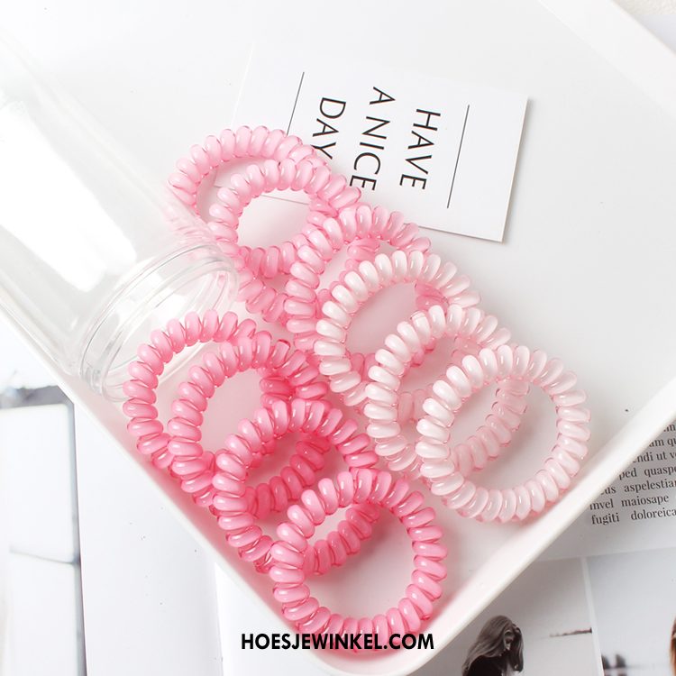 Hoofdtooi Bloemen Dames Mini Elastische Band Bind Haar, Hoofdtooi Bloemen Haarring Fijne