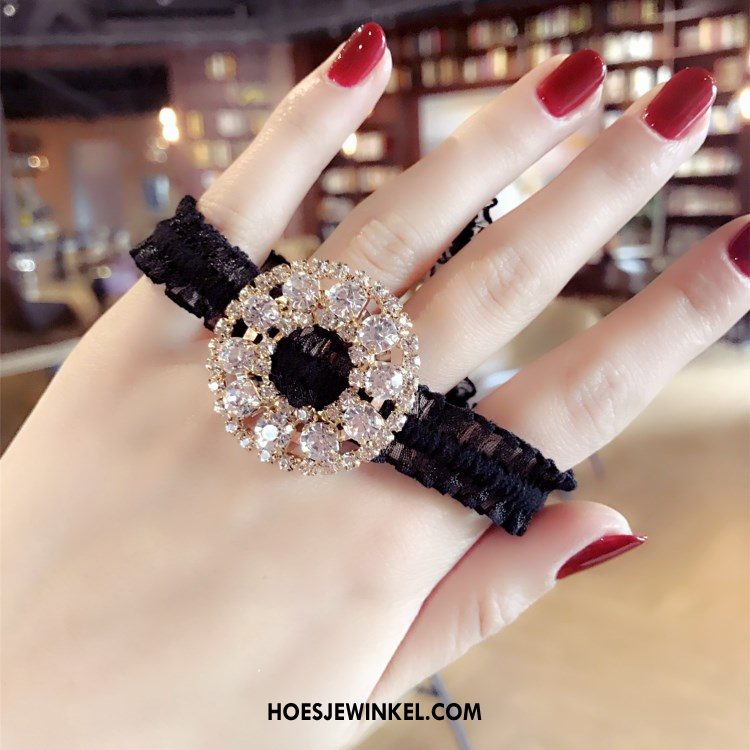 Hoofdtooi Bloemen Dames Ringen Strass Winkel, Hoofdtooi Bloemen High End Nieuw