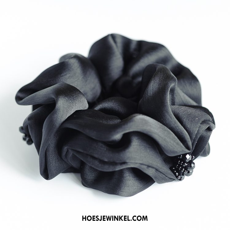 Hoofdtooi Bloemen Dames Tas Haaraccessoires Effen Kleur, Hoofdtooi Bloemen Haarring Werk Schwarz