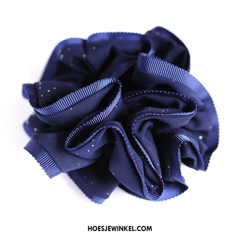 Hoofdtooi Bloemen Dames Tas Haaraccessoires Effen Kleur, Hoofdtooi Bloemen Haarring Werk Schwarz