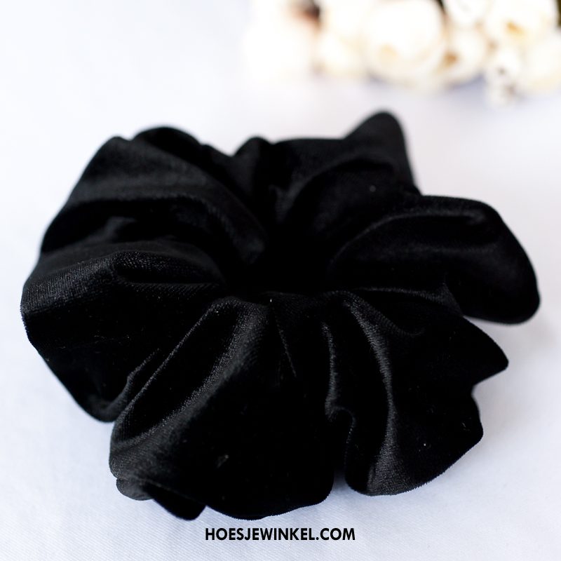 Hoofdtooi Bloemen Dames Tas Haaraccessoires Effen Kleur, Hoofdtooi Bloemen Haarring Werk Schwarz