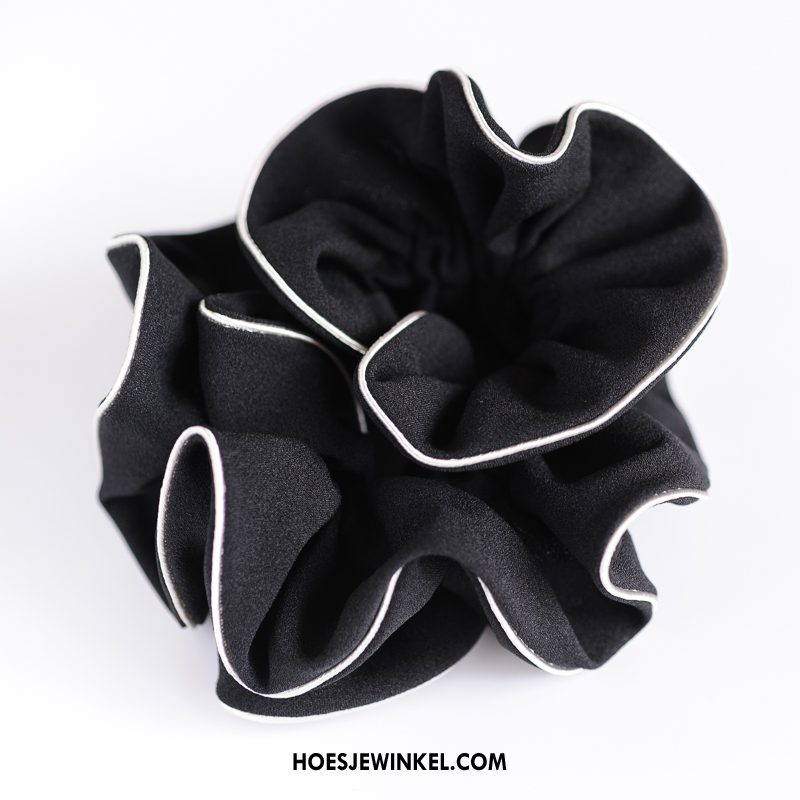 Hoofdtooi Bloemen Dames Tas Haaraccessoires Effen Kleur, Hoofdtooi Bloemen Haarring Werk Schwarz