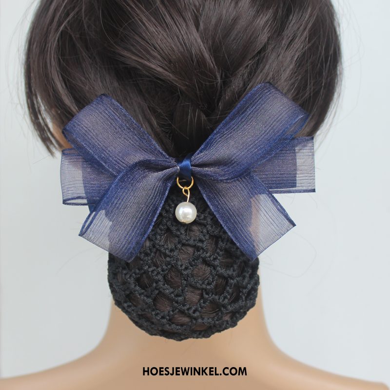 Hoofdtooi Bloemen Dames Verpleegster Mesh Bloemen, Hoofdtooi Bloemen Haarspeld Kant Schwarz Silber