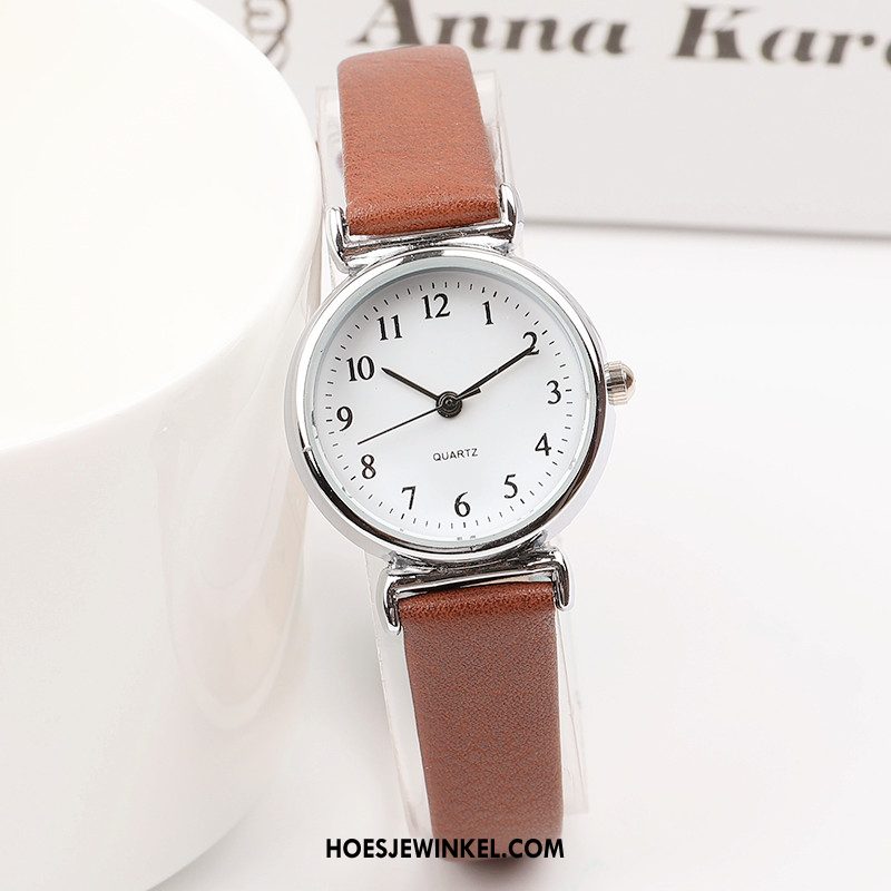 Horloges Dames De Middelbare School Student Mini, Horloges Horloge Elegante