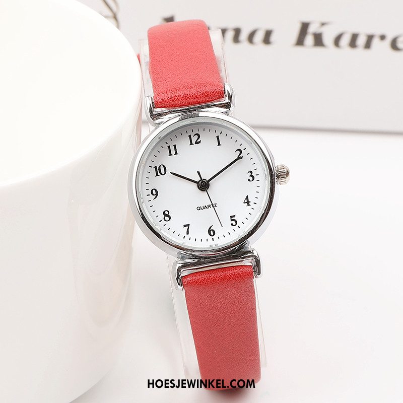 Horloges Dames De Middelbare School Student Mini, Horloges Horloge Elegante