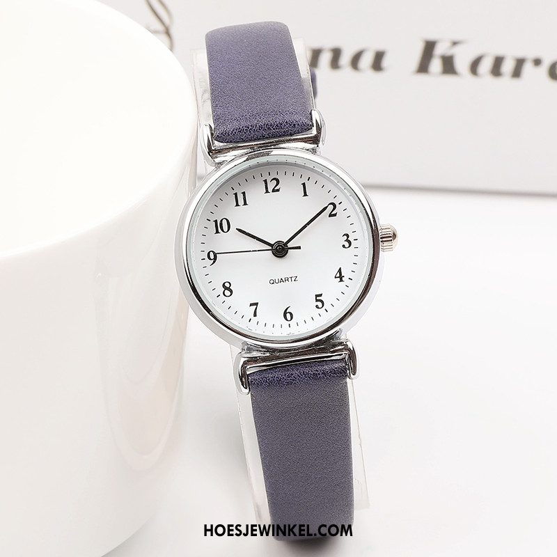 Horloges Dames De Middelbare School Student Mini, Horloges Horloge Elegante