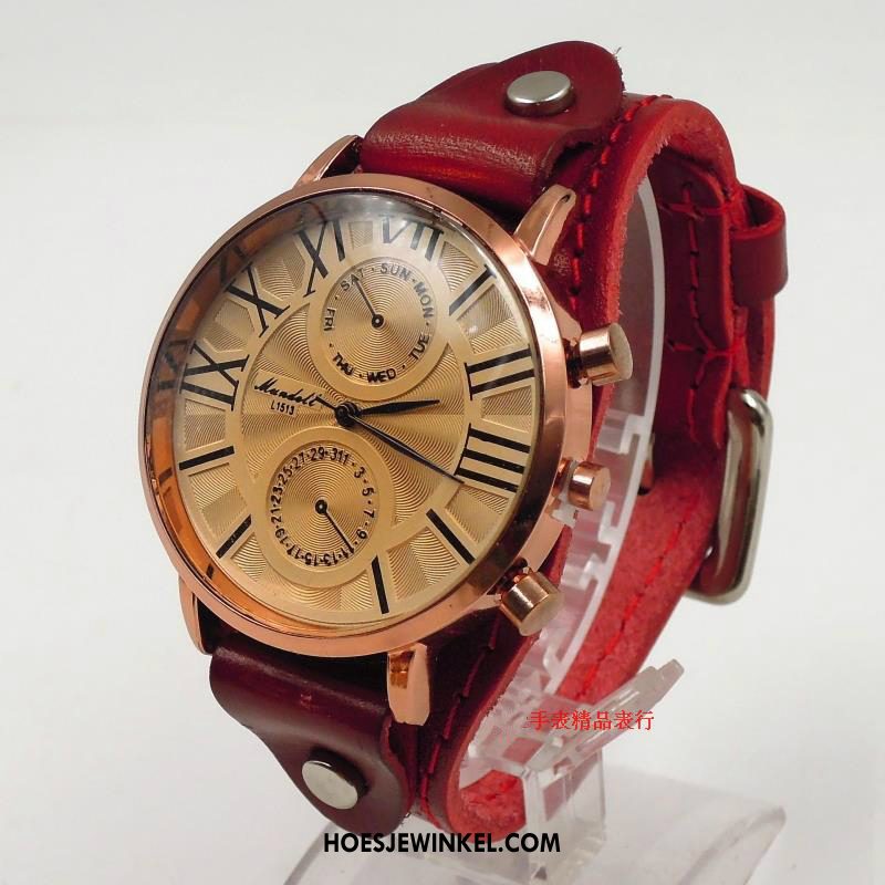 Horloges Dames Echte Vrouwen Waterdicht, Horloges Zuiver Student