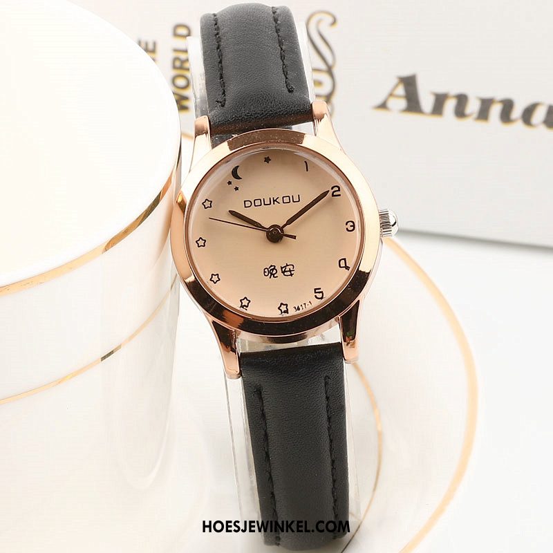 Horloges Dames Gemiddelde Quartz Horloge Nieuw, Horloges Kunst Eenvoudig