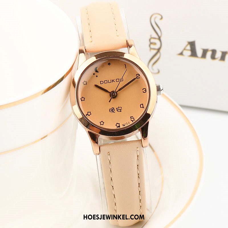 Horloges Dames Gemiddelde Quartz Horloge Nieuw, Horloges Kunst Eenvoudig