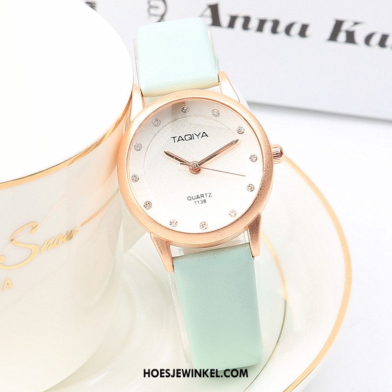 Horloges Dames Gemiddelde Strass Horloge, Horloges Mini Kind