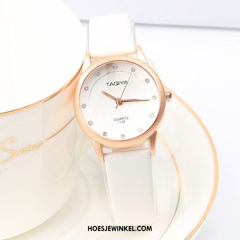 Horloges Dames Gemiddelde Strass Horloge, Horloges Mini Kind