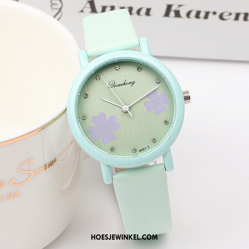 Horloges Dames Gemiddelde Strass Horloge, Horloges Mini Kind