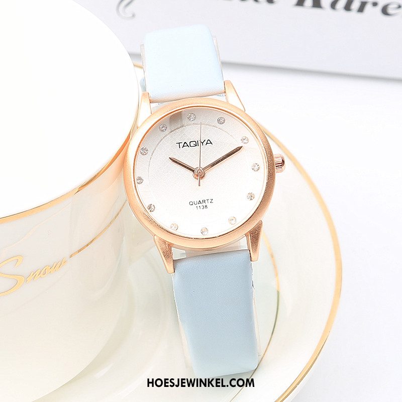 Horloges Dames Gemiddelde Strass Horloge, Horloges Mini Kind
