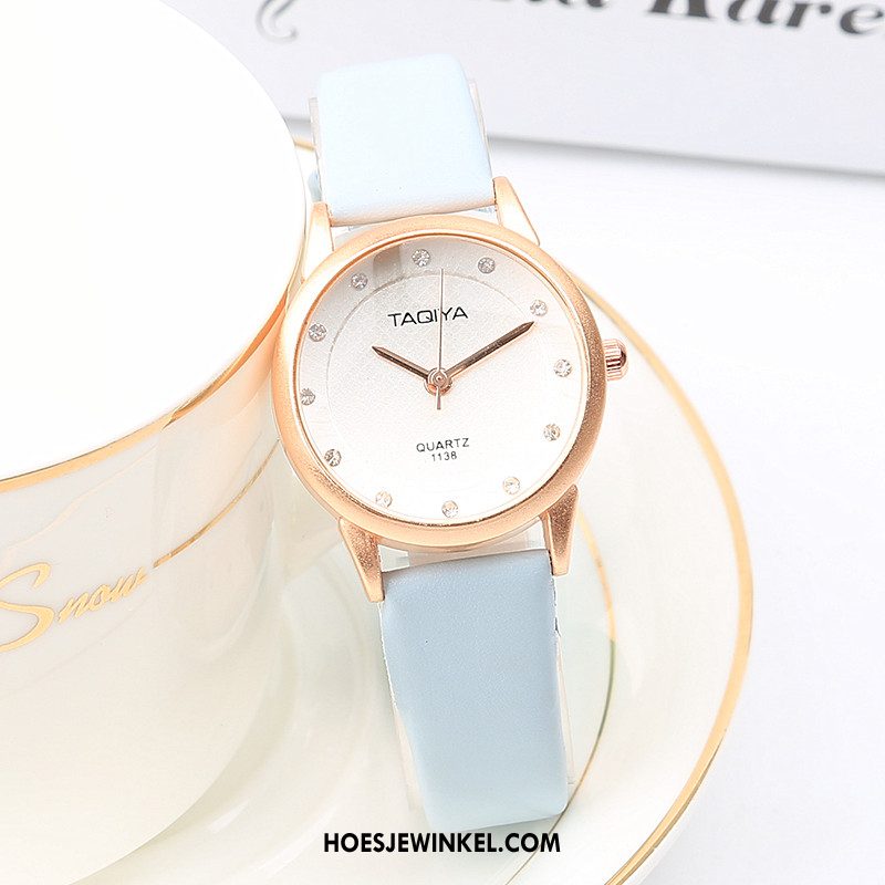 Horloges Dames Gemiddelde Strass Horloge, Horloges Mini Kind