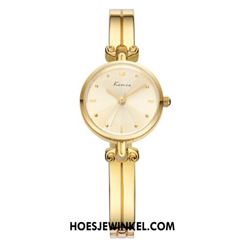 Horloges Dames Horloge Armbanden Vrouwen, Horloges Student Trend Gold Beige Silber