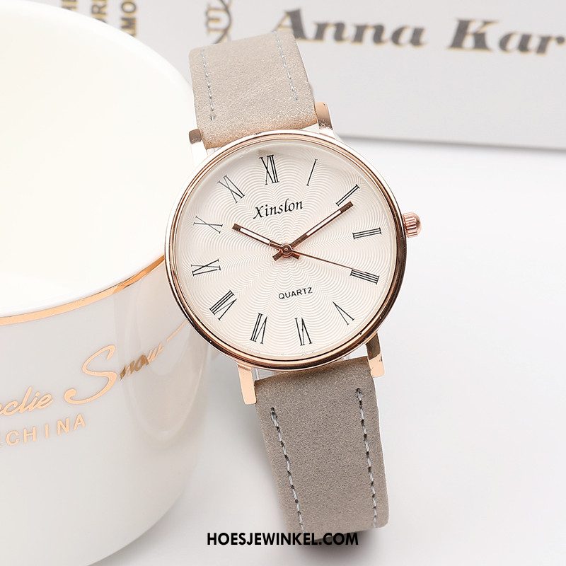 Horloges Dames Horloge Elegante Bloemen, Horloges Eenvoudig Trend Rosa